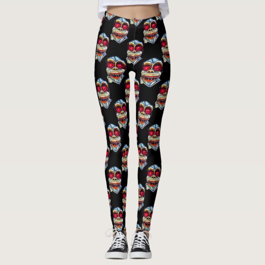 HALLOWEEN CLOSET MONSTER LEGGINGS (Voorkant)