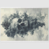 Halloween Cloud Skeleton Decoupage Tissuepapier (Voorkant)