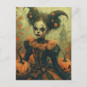 Halloween Clown Briefkaart (Voorkant)