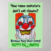 HALLOWEEN CLOWN FIEND grap poster (Voorkant)