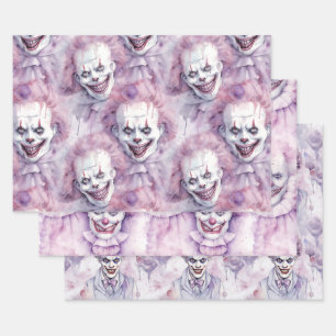 Halloween Clown Inpakpapier Vel