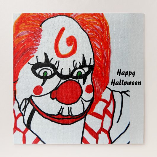 HALLOWEEN CLOWN JIGSAW PUZZZLE LEGPUZZEL (Verticaal)