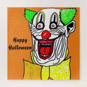 HALLOWEEN CLOWN JIGSAW PUZZZLE LEGPUZZEL