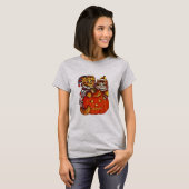 Halloween Clown Kittens T-shirt (Voorkant volledig)