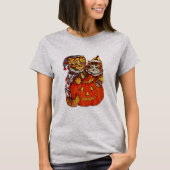 Halloween Clown Kittens T-shirt (Voorkant)