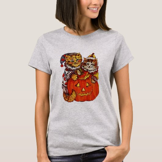 Halloween Clown Kittens T-shirt (Voorkant)