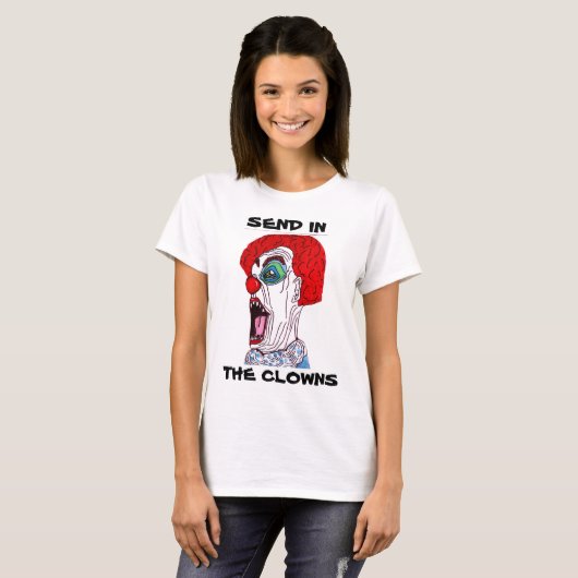 HALLOWEEN CLOWNS T-SHIRT (Voorkant volledig)