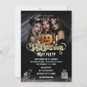 Halloween Club Party Flyer Uitnodiging (Voorkant)
