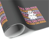 Halloween CNA-verpleegster spookontwerp Cadeaupapier (Rol Hoek)
