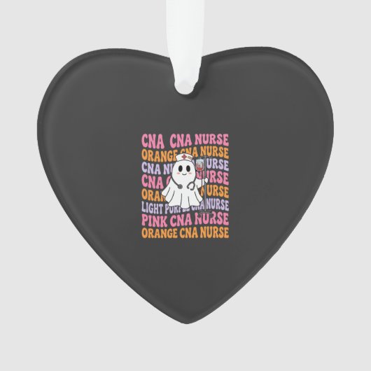 Halloween CNA-verpleegster spookontwerp Ornament (voorkant)