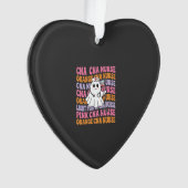 Halloween CNA-verpleegster spookontwerp Ornament (voorkant)
