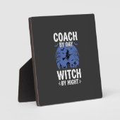 Halloween Coach overdag Heks 's nachts Design Fotoplaat (Voorkant)