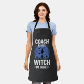 Halloween Coach overdag Heks 's nachts Design Schort (Gedragen)