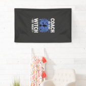 Halloween Coach overdag Heks 's nachts Design Spandoek (Insitu)