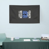 Halloween Coach overdag Heks 's nachts Design Spandoek (Beurs)