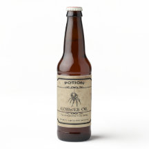 Halloween Cobweb Olie Apothecary Bier Label