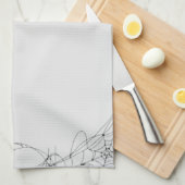 Halloween Cobwebs Design Theedoek (Quarter Fold)