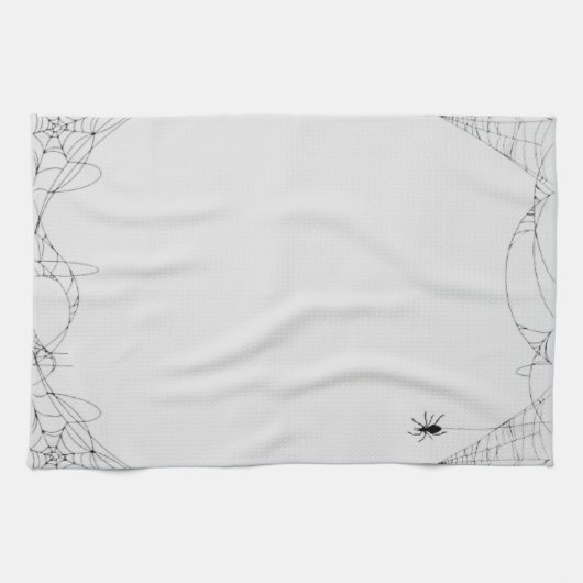 Halloween Cobwebs Design Theedoek (Horizontaal)