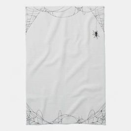 Halloween Cobwebs Design Theedoek