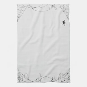 Halloween Cobwebs Design Theedoek