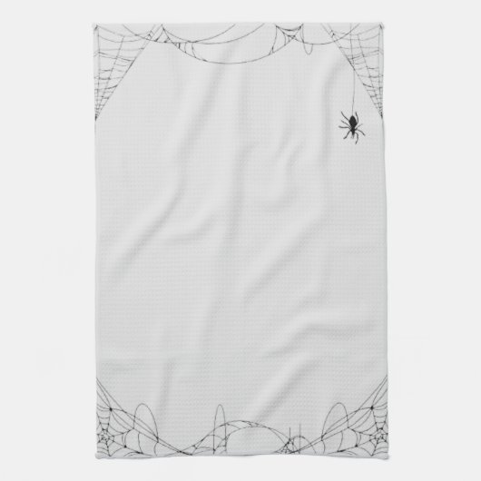 Halloween Cobwebs Design Theedoek (Verticaal)