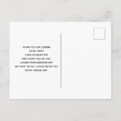 Halloween Cobwebs & Spiders Pattern Hartelijk dank Briefkaart (Achterkant)