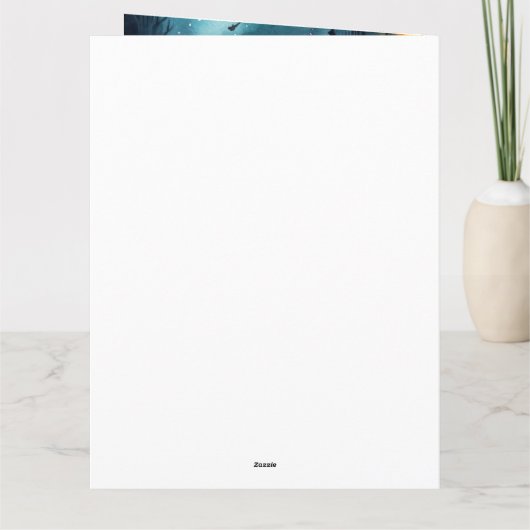 Halloween Cockapoo Met Pompoenen Eng  Kaart (Achterkant)