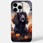 Halloween Cocker Spaniel met pompoenen Case-Mate iPhone Case (Achterkant)