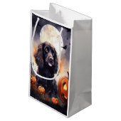 Halloween Cocker Spaniel met pompoenen Klein Cadeauzakje (Achterkant Gekanteld)