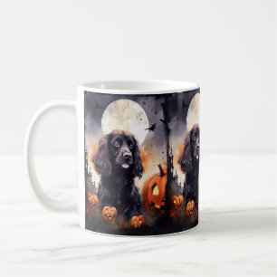 Halloween Cocker Spaniel met pompoenen Koffiemok