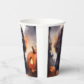 Halloween Cocker Spaniel met pompoenen Papieren Bekers (Rechts)