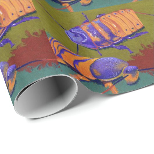 Halloween Cockroaches Cadeaupapier (Rol Hoek)