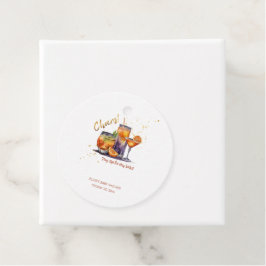 Halloween Cocktail Drink Baby shower Bedankjes Labels
