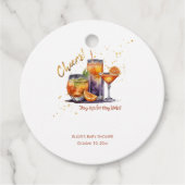 Halloween Cocktail Drink Baby shower Bedankjes Labels (Voorkant)