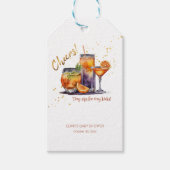 Halloween Cocktail Drink Baby shower Cadeaulabel (Voorkant)