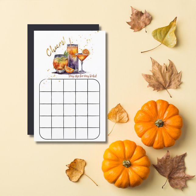 Halloween Cocktail Drink Baby shower Game (Creator heeft geüpload)