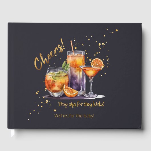 Halloween Cocktail Drink Baby shower Gastenboek (Voorkant)