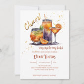 Halloween Cocktail Drink Baby shower Kaart (Voorkant)