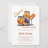 Halloween Cocktail Drink Baby shower Kaart (Voorkant)