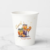 Halloween Cocktail Drink Baby shower Papieren Bekers (Voorkant)