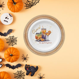 Halloween Cocktail Drink Baby shower Papieren Bordje