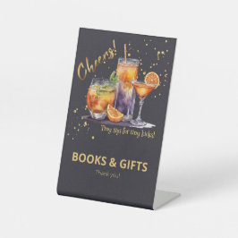 Halloween Cocktail Drink Baby shower Reclamebord Met Voetstuk