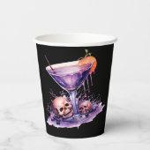Halloween cocktail Drinken Papieren Bekers (Achterkant)