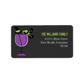 Halloween Cocktail Etiket (Voorkant)