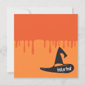 Halloween Cocktail Night Party Uitnodiging (Achterkant)