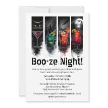 Halloween cocktail party | Boo-ze Night