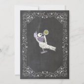 Halloween Cocktail Party Booze Boos Kaart (Achterkant)