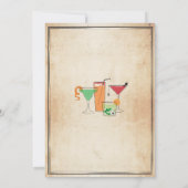 Halloween Cocktail Party Drink Spook Party nodigt  Kaart (Achterkant)