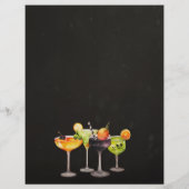 Halloween Cocktail Party Flyer (Achterkant)