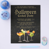 Halloween Cocktail Party Flyer (Enkel)
